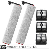 Accessories For Dreame H12 Pro / H12 Plus  Soft Brush Spare Parts Wet Dry Vacuum Cleaner Roller Hepa Filter