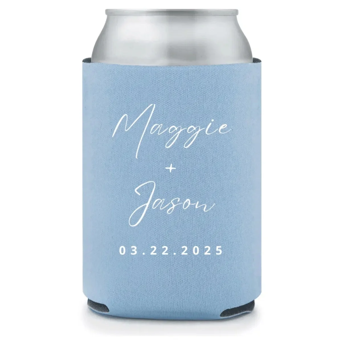 Enfriadores de latas de boda personalizados, recuerdos de boda personalizados, recuerdos de boda, Koozies personalizados para boda, soporte de cerveza, 10/20/30 Uds.