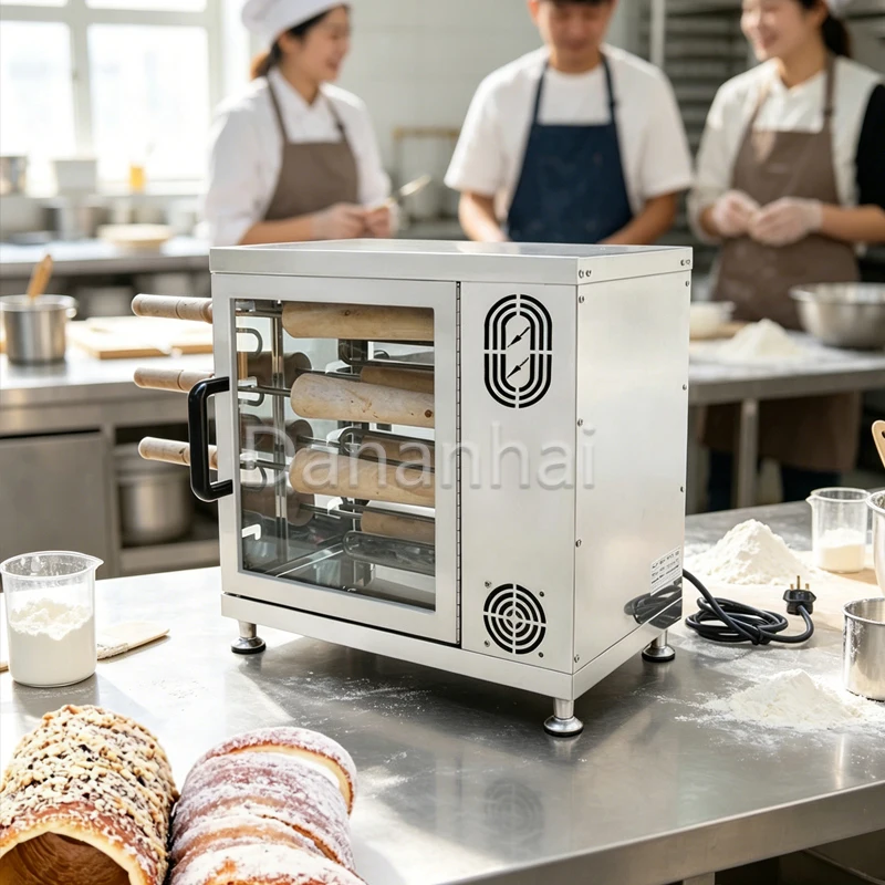 High Quality Electric Chimney Cake Machine Baking Oven 110V 220V Kitchen Appliance for Pastries And Breads