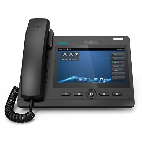 SIP PA System Multi Zone IP Network Call Station Broadcasting Paging Intercom Microphone Video Sip Paging Station IP Telephone