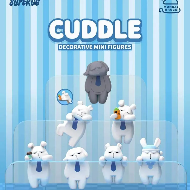 Cuddle Decorative Mini Fiqures Blind Box Cool Girl Action Figure Mystery Box  Anime Figurine Desk Model Blindbox Surprise Toys
