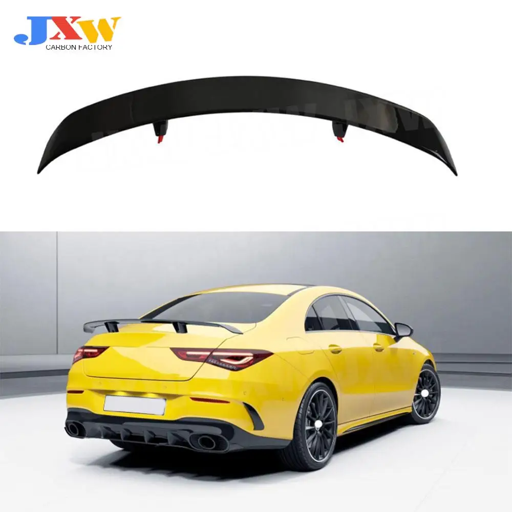 ABS Rear Trunk Spoiler Active Wing Lip for Mercedes Benz W118 C118 CLA35 CLA180 CLA200 CLA250 CLA45 AMG Line 2019-2024 Boot Lip