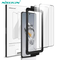 For OnePlus 12 Film NILLKIN 2 Pcs Impact Resistant Curved Screen Protector For OnePlus 12 Soft Film Not glass  screen protector