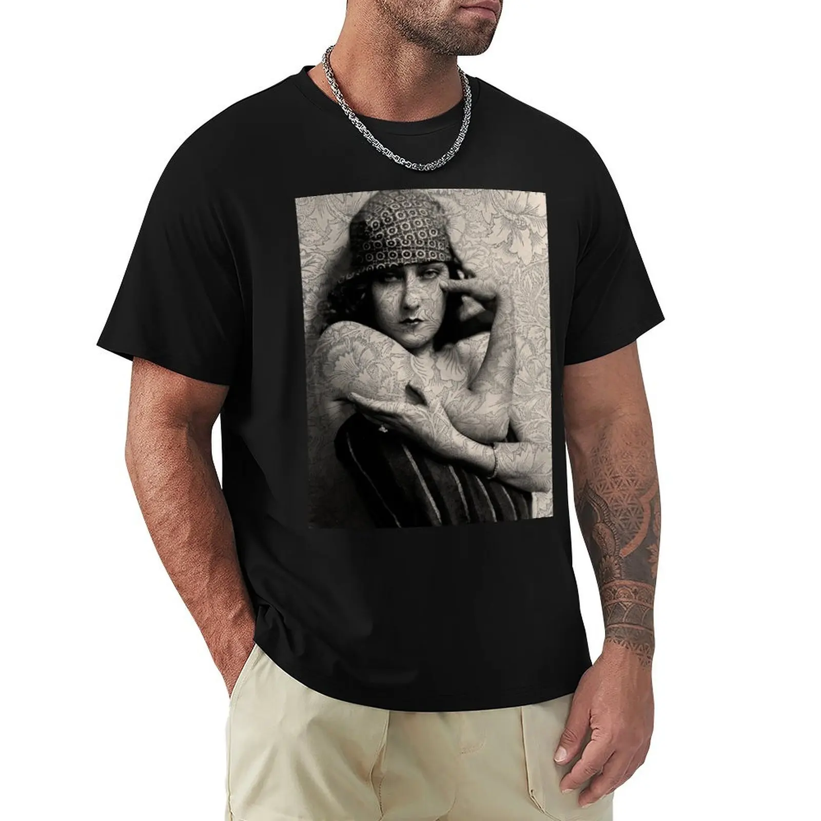 

The Gloria Swanson Tattoo T-Shirt Performance Workout Short Sleeve Tee