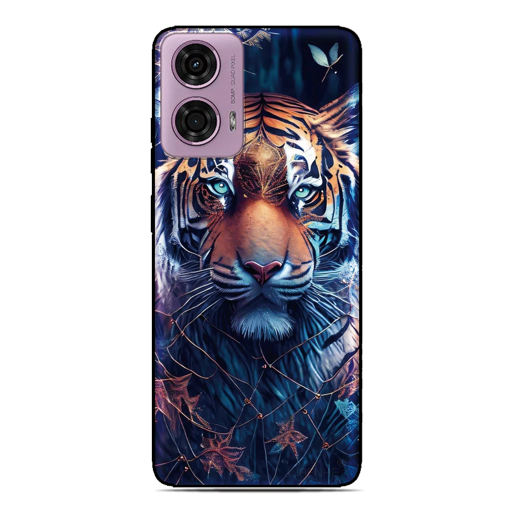 Majestic Tiger Cover Per Xiaomi 14T Poco C85 C65 X6 M7 C40 C71 F4 M4 Redmi 15 15C 13C 12C 10C 4G A5 Nota 13 Pro 5G Cassa Del Telefono