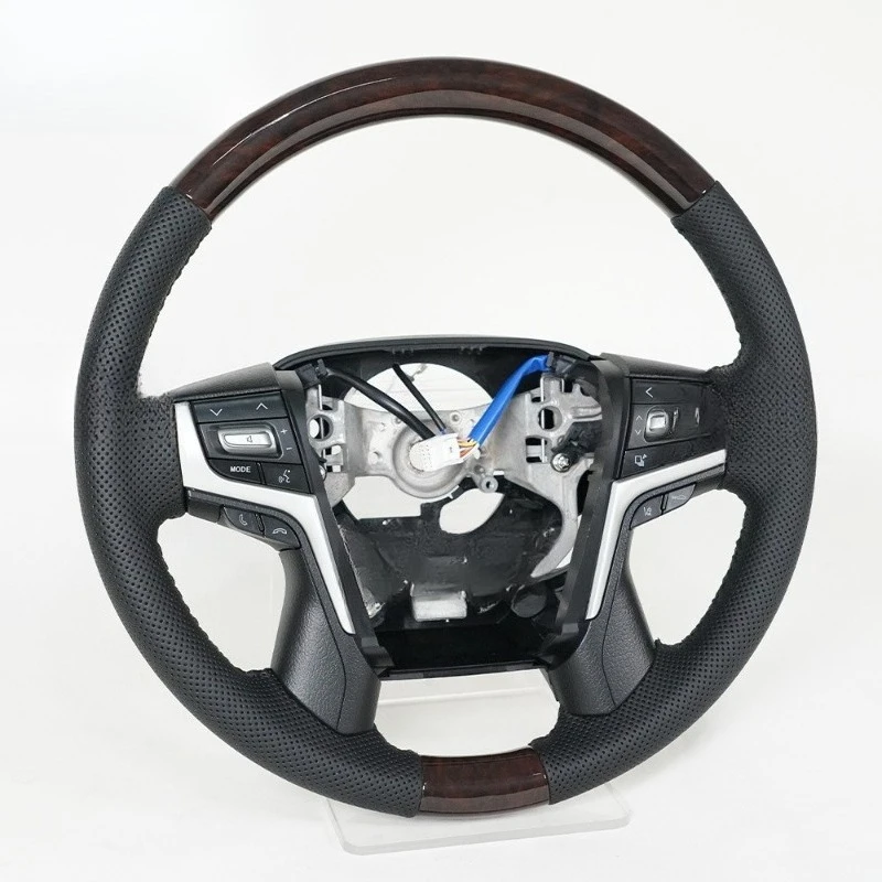 Suitable for LC200 mahogany steering wheel car steering wheel assembly modification