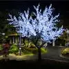 Natural Tree trunk LED Artificial Cherry Blossom Tree Light Christmas Light 3m Height 110/220V Rainproof Outdoor Use