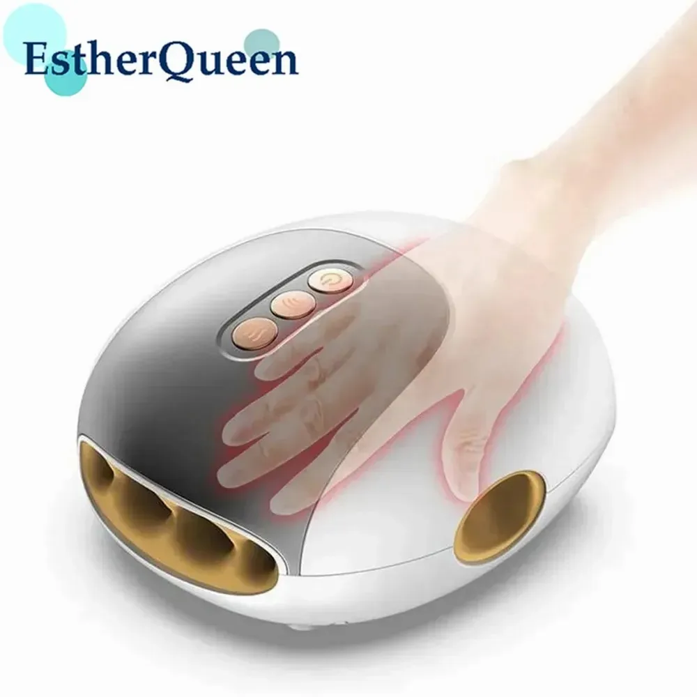 Hand Massager, Equipped with 16 Hot Wireless Mini Massage Points, with Heating Function to Alleviate Hand Fatigue.