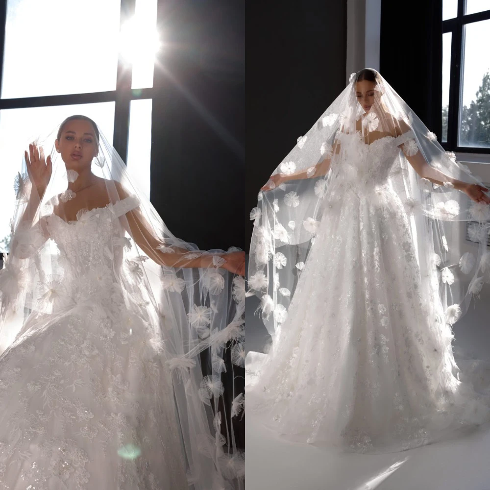 

Illusion Wedding Veil With 3 Meters One Layer Appliques Cathedral Long Bridal Veils Wedding Accessories Bride Customized