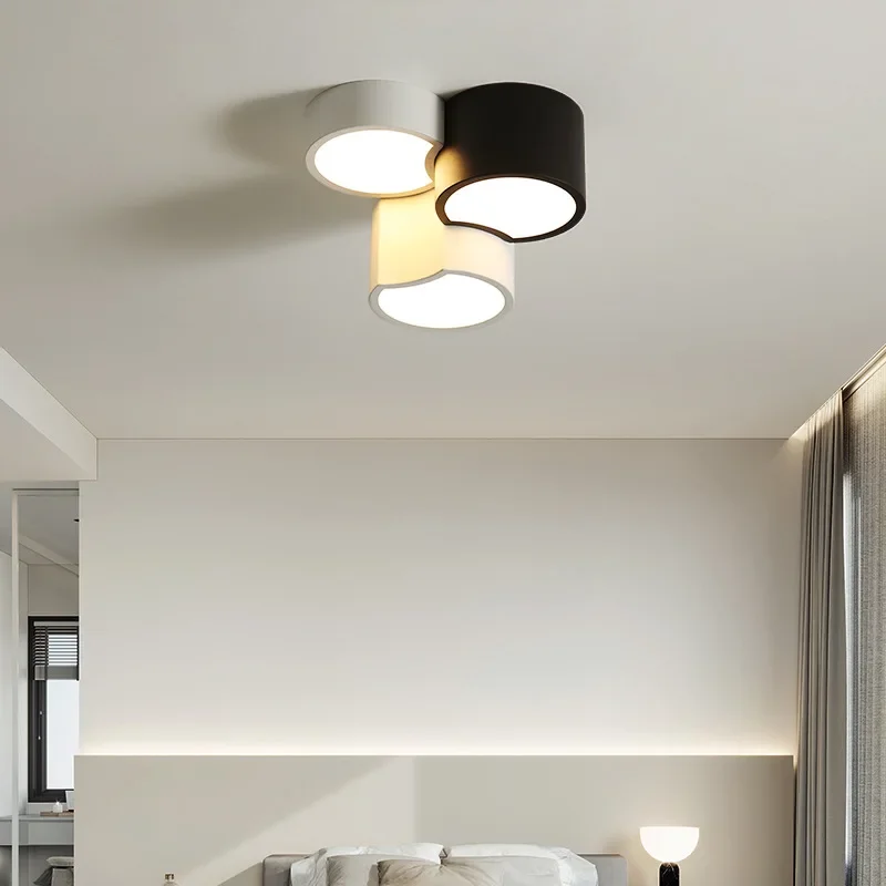 Moderna lampada da soffitto a LED per soggiorno sala da pranzo corridoio camera da letto triangolo ultrasottile plafoniera decorazioni per la casa apparecchio di illuminazione per interni