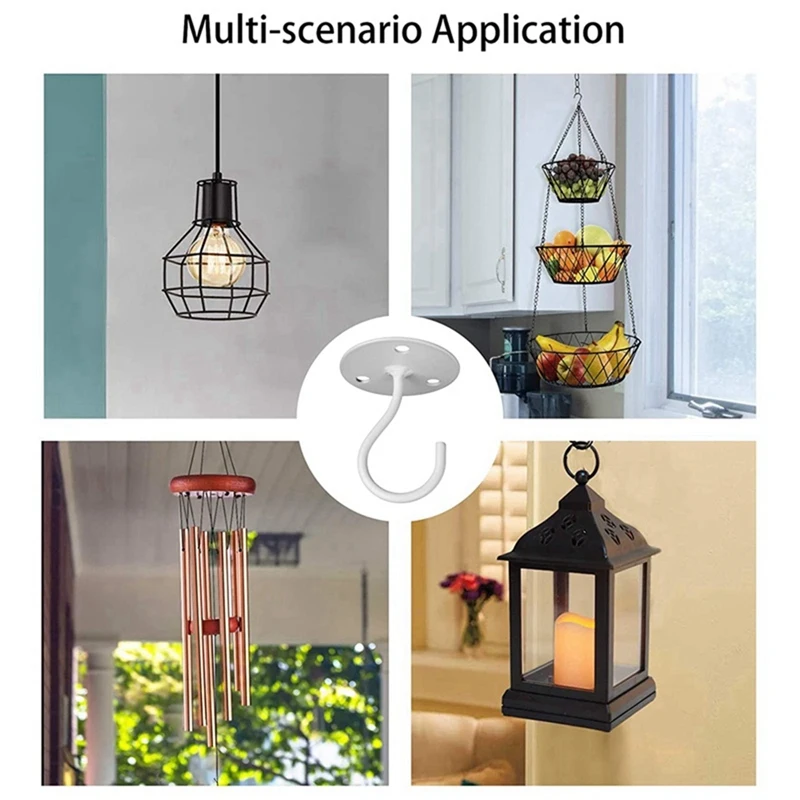 

File storage in Stock New Arrivals Ceiling Hooks for Hanging Plants,Metal Hangers for Planters, 4-Pack
