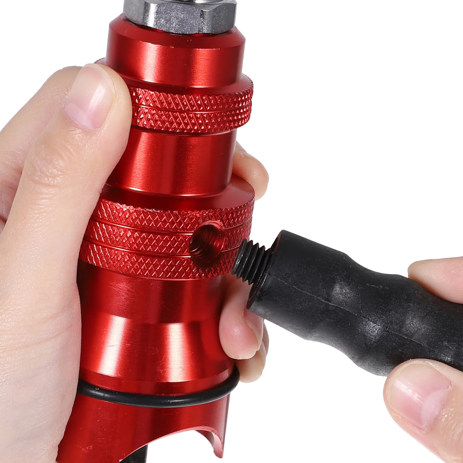 Aluminum Alloy Gun Adapter Drill Bit Electric Riveting Cordless Nut Insert Set Rivet Tool Kit H Tools For Drill Rivet Nut Tool