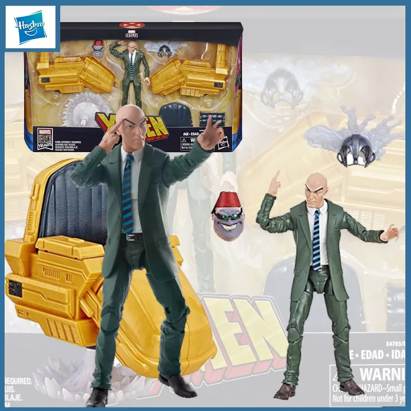 هاسبرو مارفل ليجيندز X-Men البروفيسور X كرسي متحرك معلق ألعاب شخصيات الحركة للبنين بنات هدية تحصيل نموذج الحلي