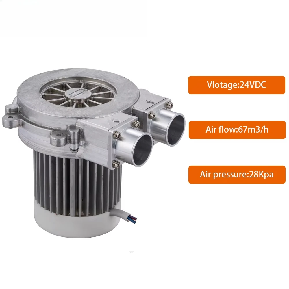 Professional 48V 40kpa High Pressure Fans Turbo Blower 13000w Brushless Fuel Cell Blower for SOFC System