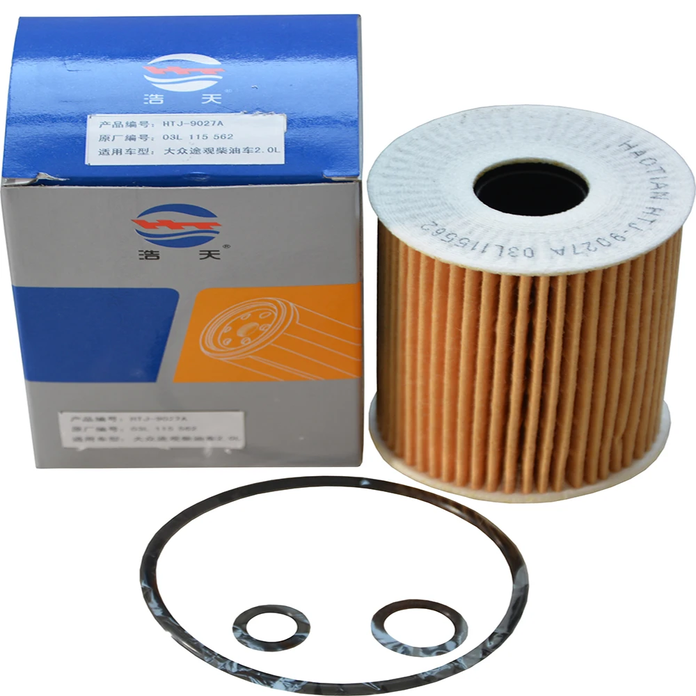 Car Oil Filter For SKODA  OCTAVIA II (1Z3) 2.0 TDI 2005-2010 BMM A1 1.6L Q3 Q5 2011 OEM 03L 115 562 HU7008Z Auto Spare Engine