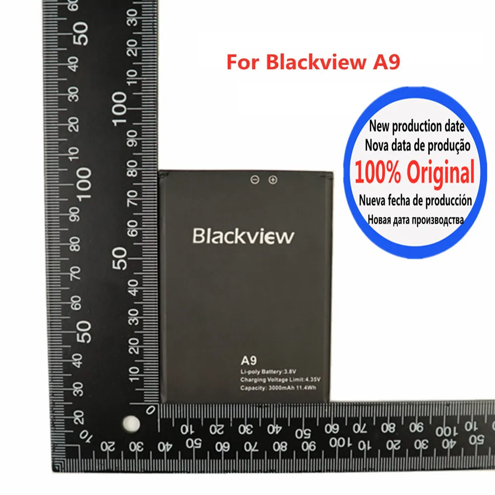 

New Original Rechargable Battery For Blackview A9 Pro A9pro Battery 3000mAh Smart Mobile Phone Batteries Bateria Fast Shipping