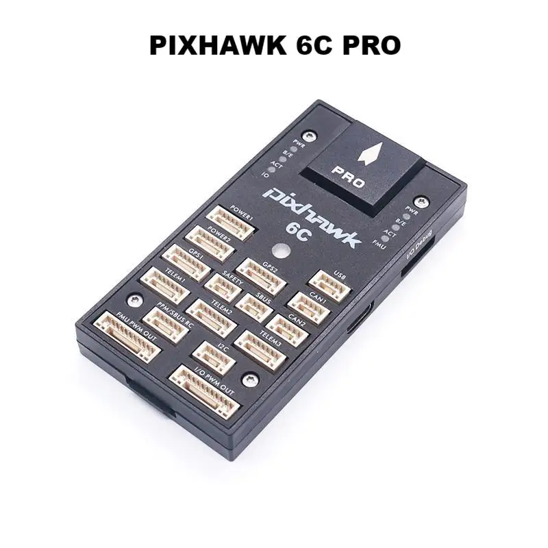 PIXHAWK 6C PRO FMUV6C Ardupilot PX4 32 bitowy Autopilot kontroler lotu z wbudowanym brzęczykiem 4G SD I2C RGB LED M8N GPS