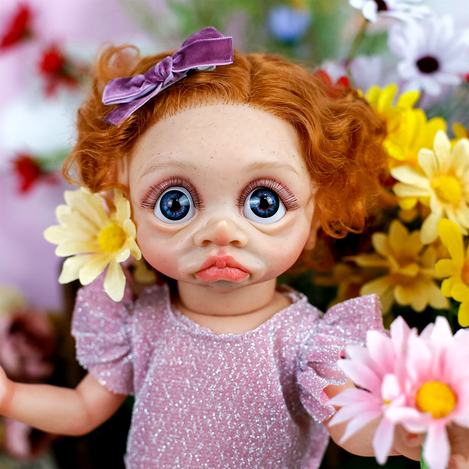 16 Polegada 40cm boneca reborn bebê tinky fada elfo boneca muito bonito silicone macio bebê de alta qualidade pintura detalhada arte boneca colecionável