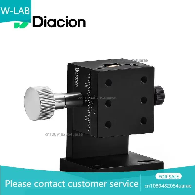 Diacion WLZ25-42/WLZ40-40/WLZ40-60/WLZ40-90 CNC Align Lab Testing Manual Stage Standard Z-axis Dovetail Rack Linear Guide