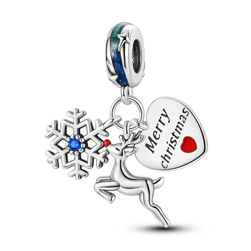 2024 New Charm 925 Sterling Silver Love Heart Girl Boy Beads Bead Fit 4MM hole diamete Bracelet Snake Chain Beaded Women Gift