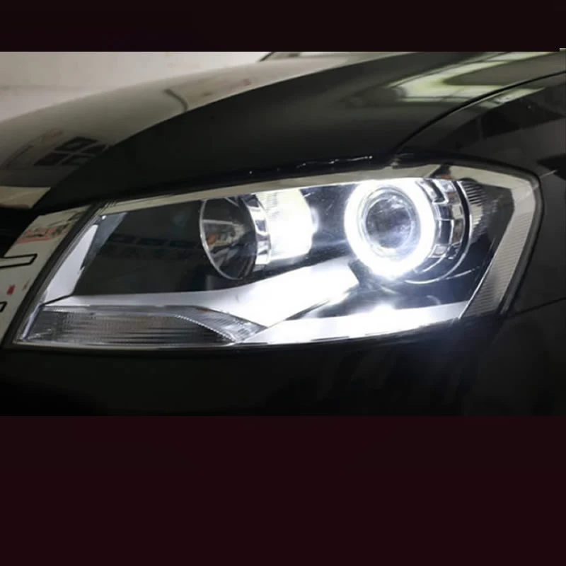 Customized Full LED Headlights For Volkswagen Lavida 2012-2014 Bi-xenon Projector Lens Front Lamps With DRL