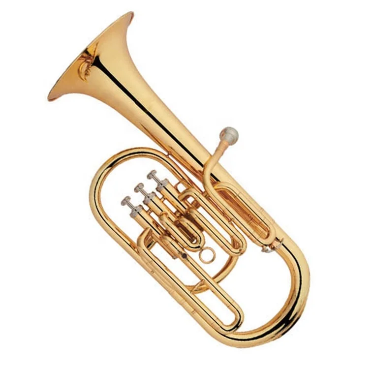 Alto Horn  Popular Grade Gold Lacquer Tone Bb Brass