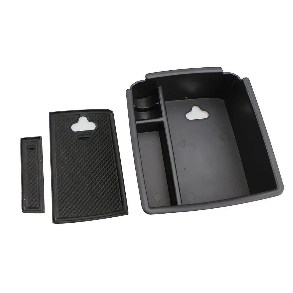 For VW Tiguan MK2 2016 - 2022 Center Console Organizer Tray Armrest Storage Box Car Accessories