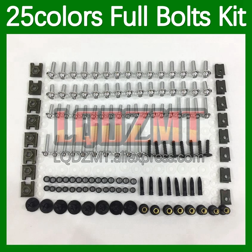 268pcs Body Bolt Full Screws Kit For YAMAHA FJR 1300 FJR1300 FJR-1300 13 14 15 16 2013 2014 2015 2016 Fairing Bolts screw Nut