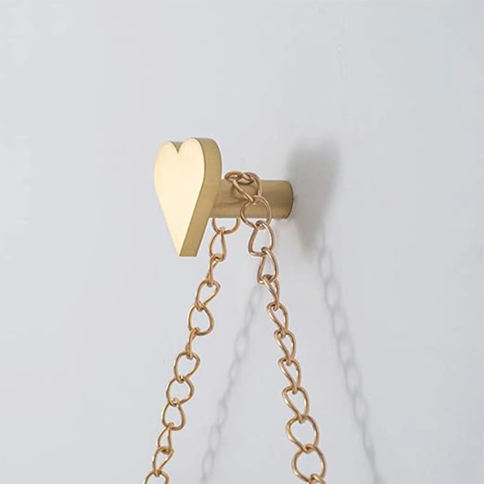 Brass Heart-Shaped Cabinet Drawer Pulls Cabinet Closet Door Knobs With Screws for Living Room Kitchen Cupboard