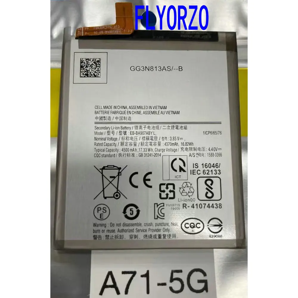 

New EB-BA907ABYL Replacement Battery For SAMSUNG Galaxy A71 5G Mobile Phone