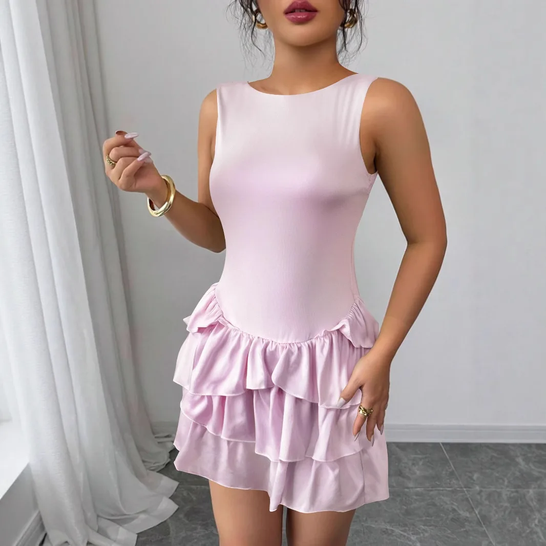 ชุดเดรสผู้หญิงสำหรับทำงาน ฤดูใบไม้ร่วง ผ้าลูกฟูก ปุ่มแป๊ก ทรงโอเวอร์ไซส์ ไหล่ตก แต่งผ้าปะติด สไตล์สตรีทแวร์ เซ็กซี่