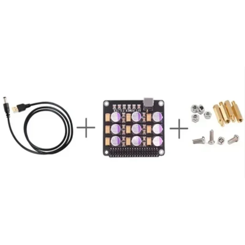 Power Filter Purification Board For Raspberry Pi DAC Audio Decoder Board With 3A Power Cable