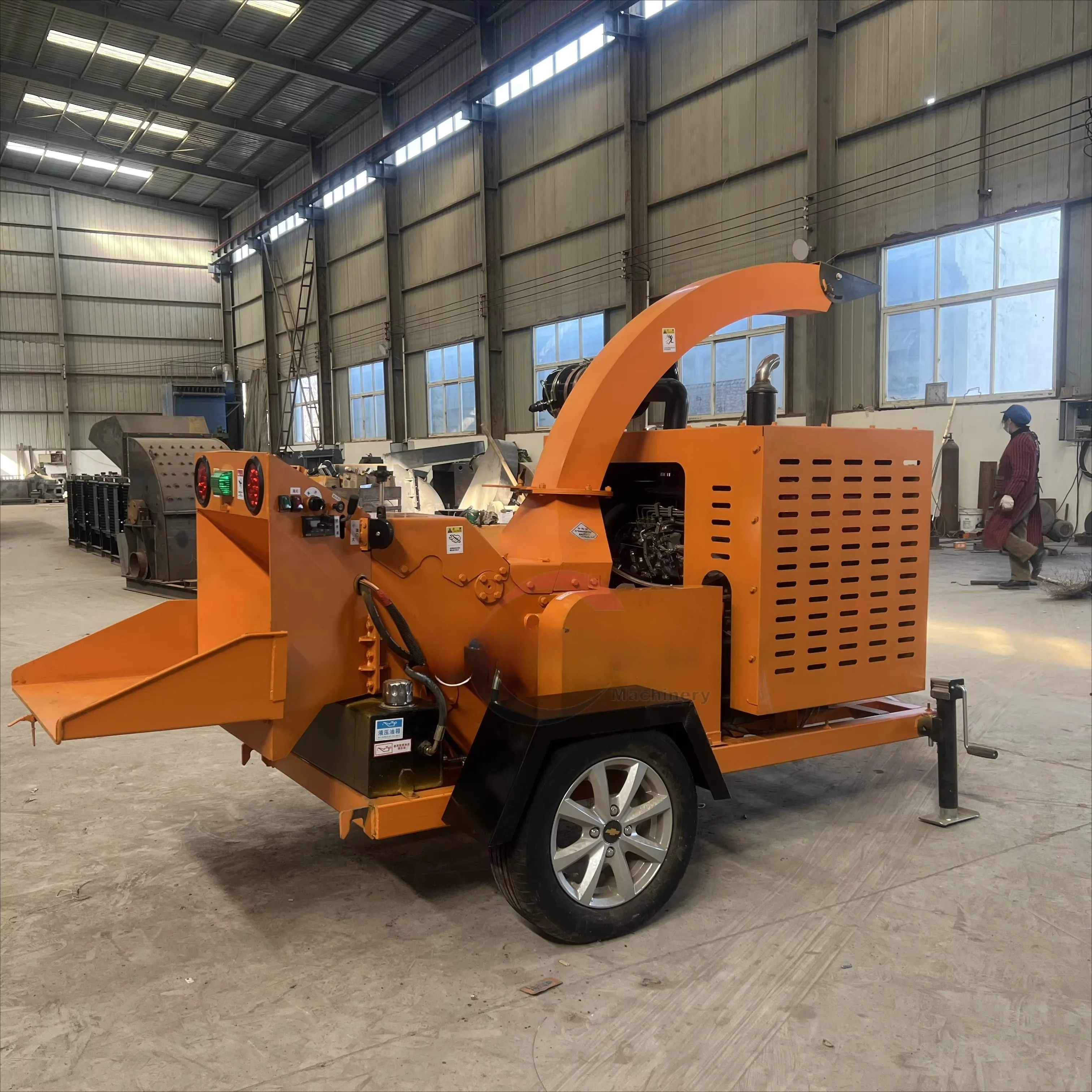 

Multi Purpose Industrial Tree Chipper Portable Mulcher for Large Scale Wood Processing High Output Suitable for Branches Logs