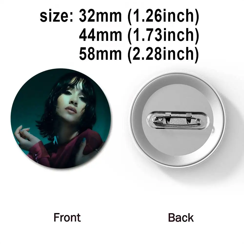 A-Aitana المغني O-Ocanas شارات مستديرة رائعة شارة دبابيس الإبداعية للملابس قبعة ظهره هدية اكسسوارات #5