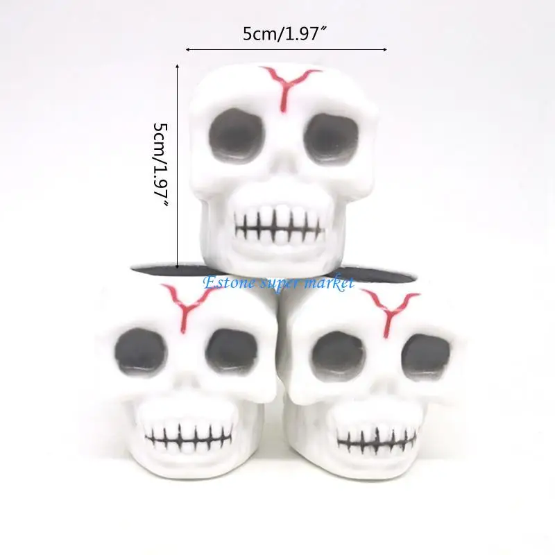 090B 16pcs Ball Vent Toy Crânio Squeeze Balls para Autismo ACD OCD Therapy