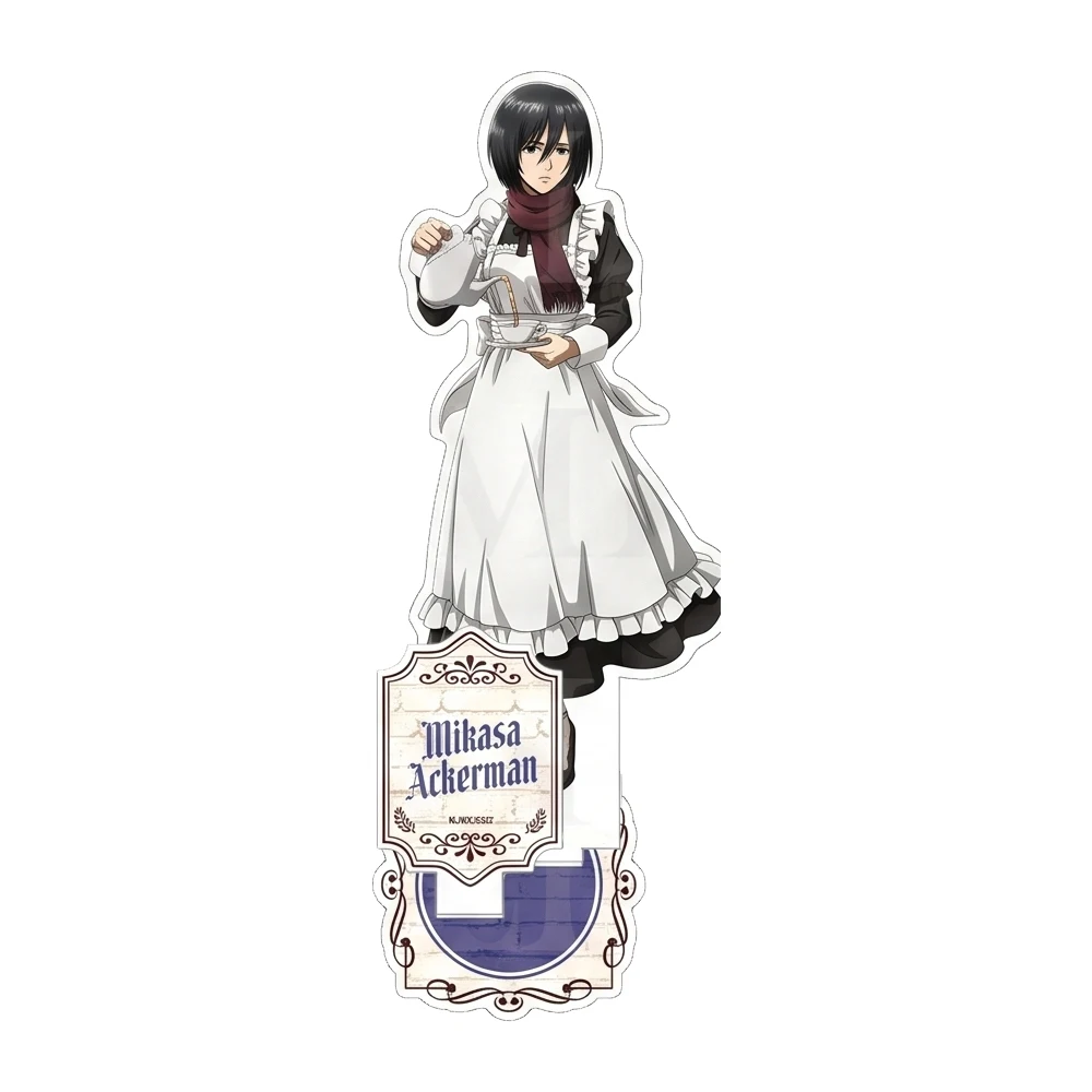 New Anime Attack on Titan Acrylic Stand Figure Desktop Decoration Collectible Ornament Cartoon Character Model Gift Keychain