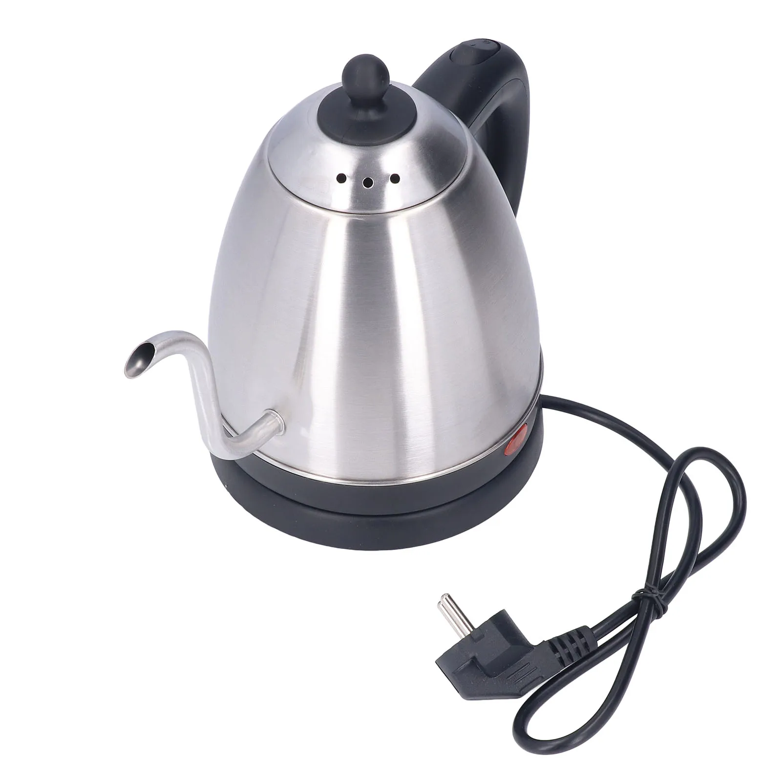 

Электрический чайник на гибкой стойке, 1,2 л, кофейник из нержавеющей стали с нескользящей термостойкой ручкой для точного пивоварения дома