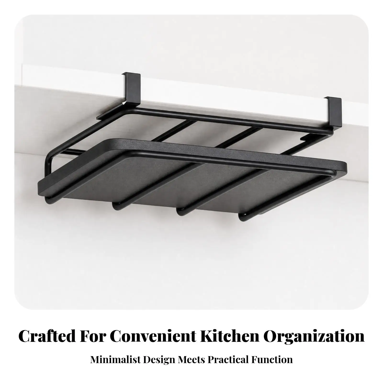 Hanging Kitchen Rack Space-Saving for Compact Kitchens, Apartments