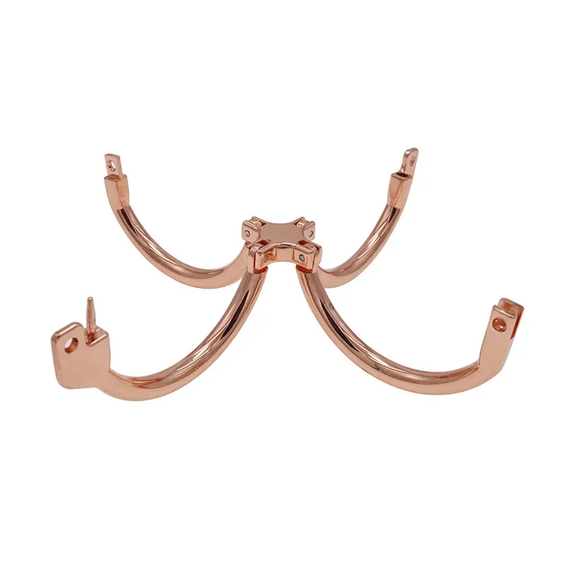 Female Rose Gold Cross Bracelet Cross-shaped Rings Circular Rings Erotic Purposes. An Alternative Restraint Tool for Sexual Play
