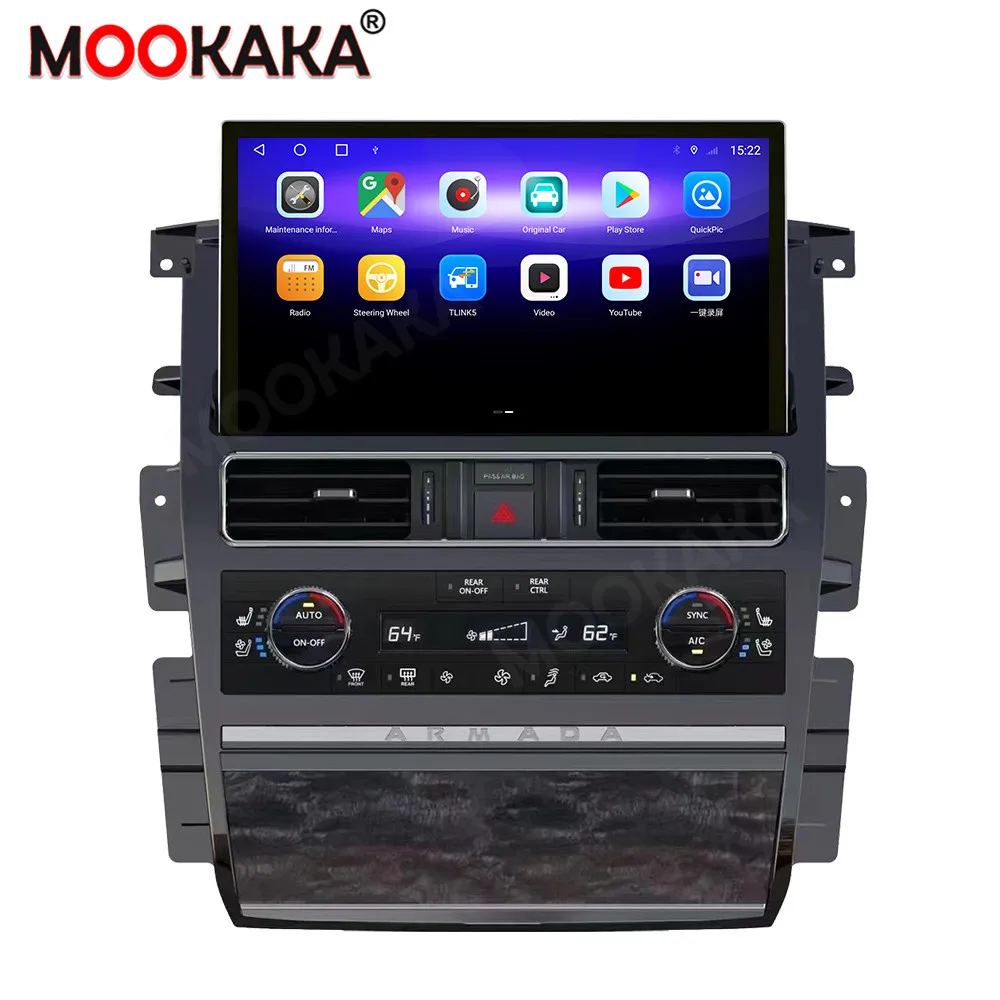 

13.3" Android Car Autoradio Multimedia Player For Nissan Patrol Y62 Armada 2010-2021 QX80 Stereo GPS Navigation Carplay Headunit