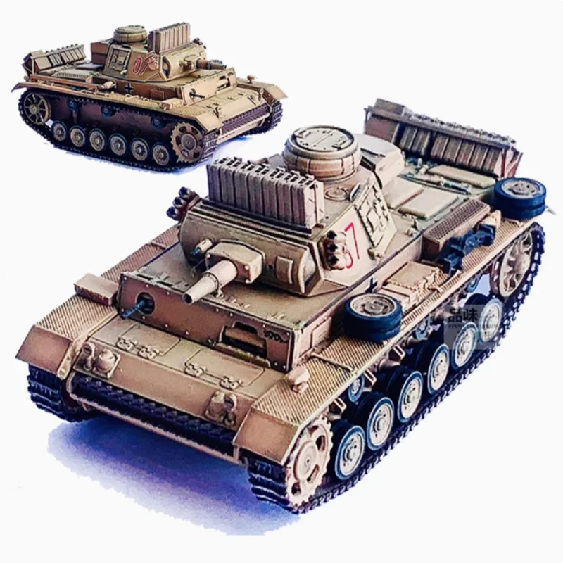 

63089 1/72 Scale German III Tank N-type DAK 501 Heavy Armored Battalion Tunisian 1942/43 Tracked Tank Model Collectible Toy Gift