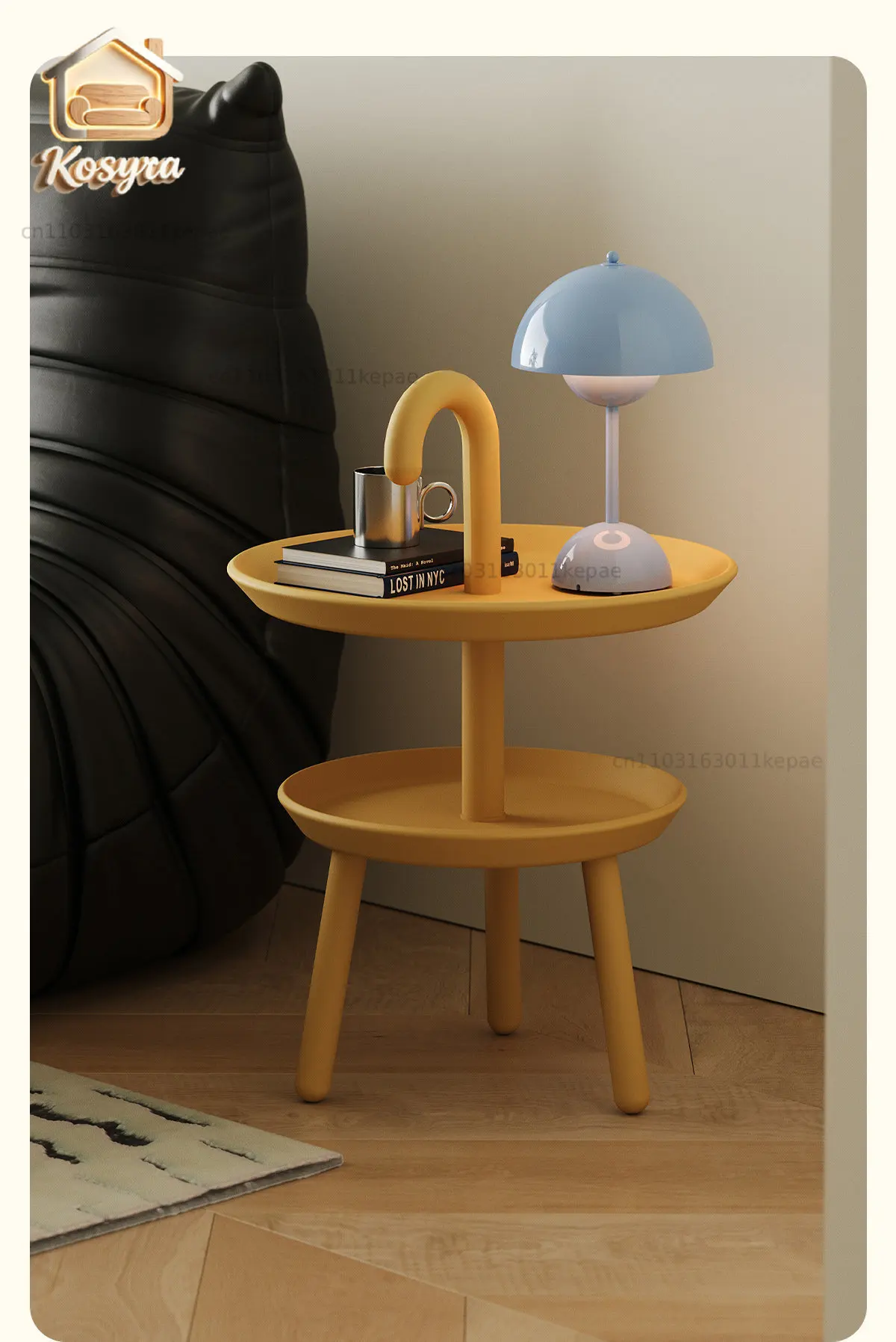 

Dopamine side few household living room sofa side snacks small table bedroom bedside plastic creative medieval shelf