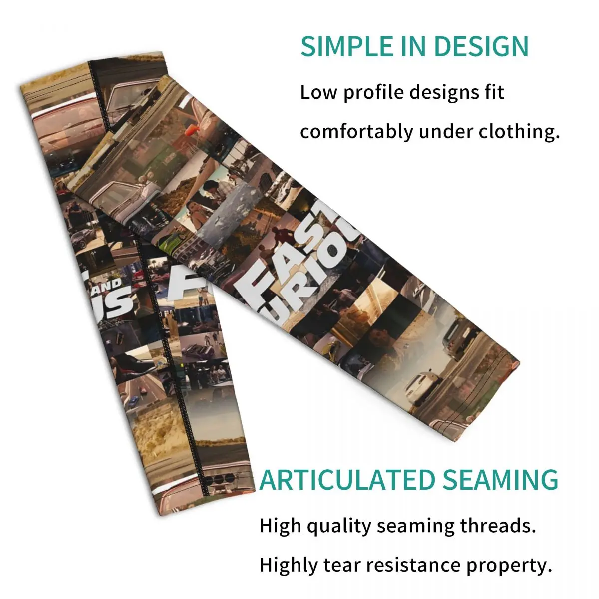 Fast And Furious - Legends - Tribute Outdoor Arm Sleeves Sun UV Protection Cover Summer Cycling Tattoo Sleeves