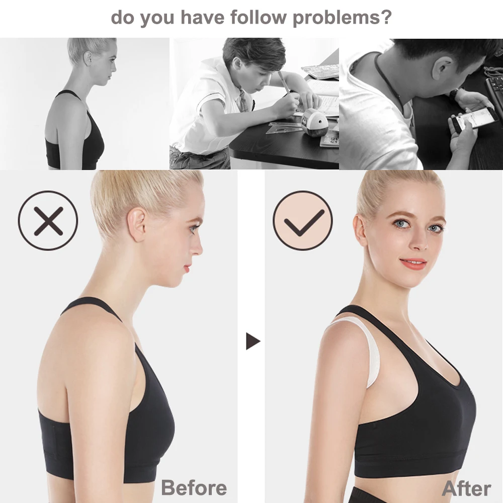 XXL-S Back Shoulder Posture Corrector Adult Children Corset Spine Support Belt Correction Brace Orthotics Correct Posture Health