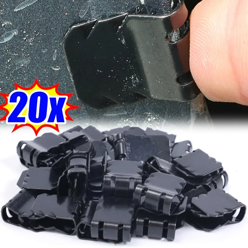 Carro Fender Metal Fixação Clipes, Auto Guarda Motor, U-Shaped Buckle Clamp, Motocicleta Caminhão Mudguard Fixador Fixador de fivela, Peças de ferro