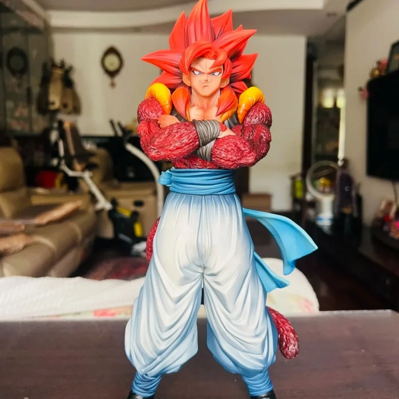 Bandai Ys Statue Dragon Ball Ssj4 Gogeta Figure Replaceable Body Super Saiyan 4 Gogeta Pvc Action Figures Collection Model Gift