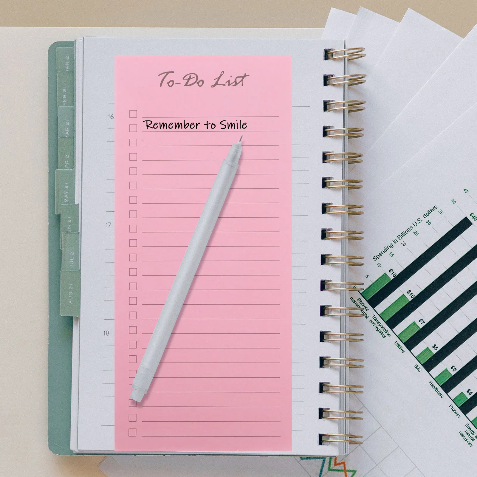 

10 Sticky To Do Planner Notepads Daily Organizer Task Tracker Color Coded Office Supplies Desk Accessories Portable Notebooks