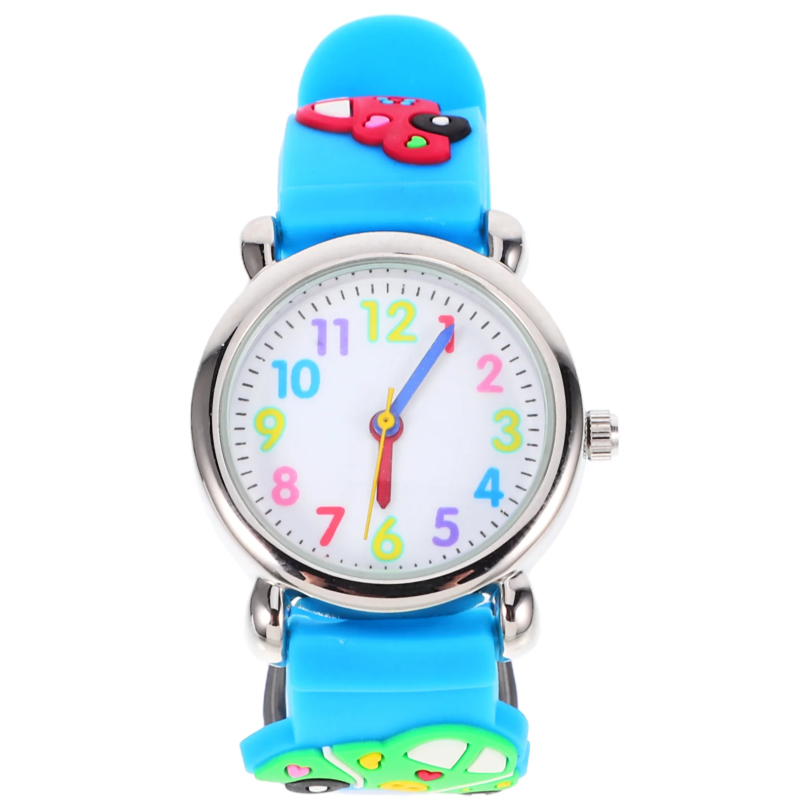 Cartoon Watch with Unique Engineering Vehicle Pattern Premium Material Comfortable Wear Stylish Gift for