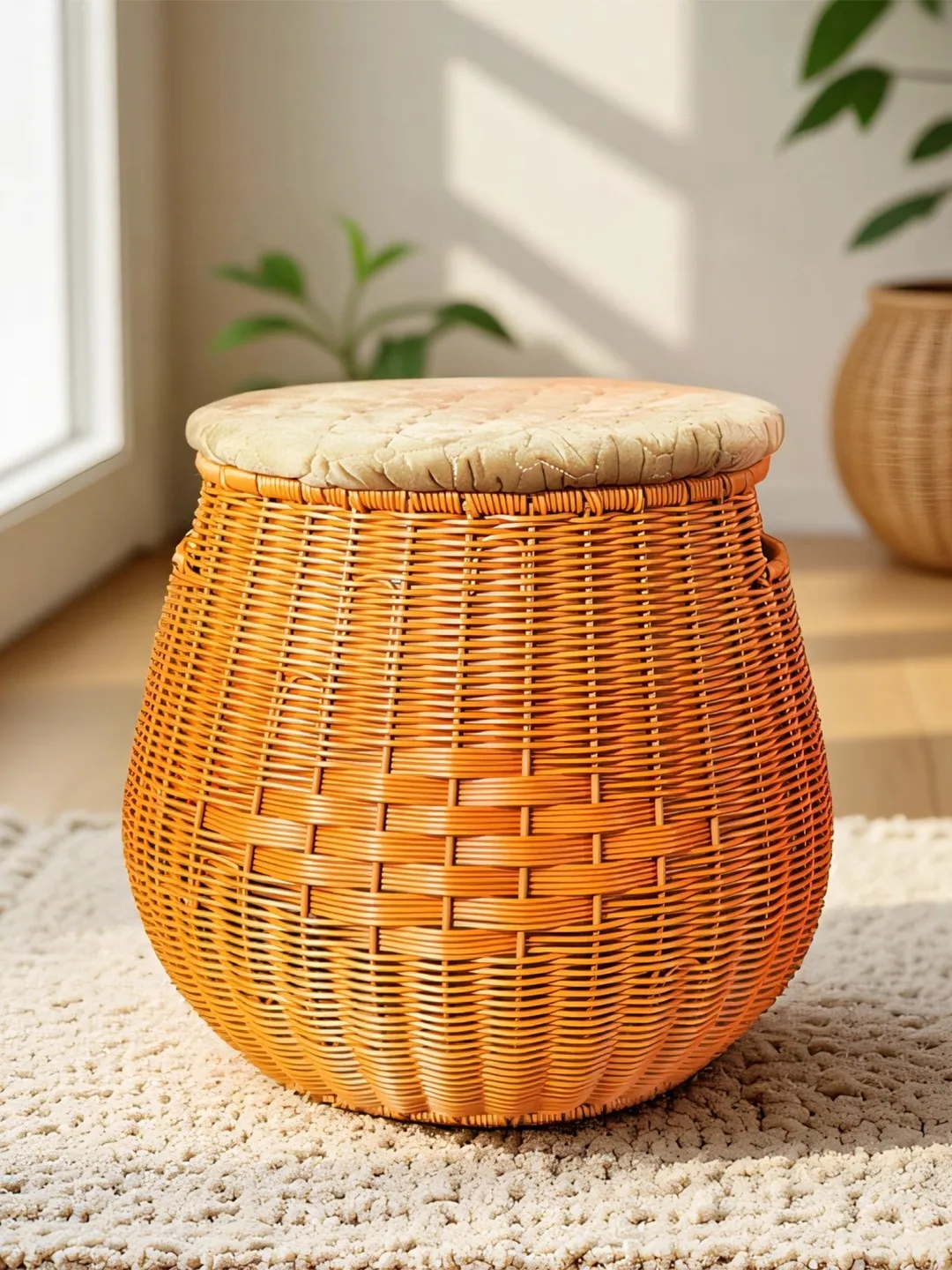innovative-creative-storage-bench-hall-entrance-shoe-changing-woven-small-bench-living-room-decorative-low-footstool