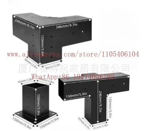 Gazebo Connector Gazebo Gazebo Wooden Pillar Bracket Wood Connector Set Shed Bar Base
